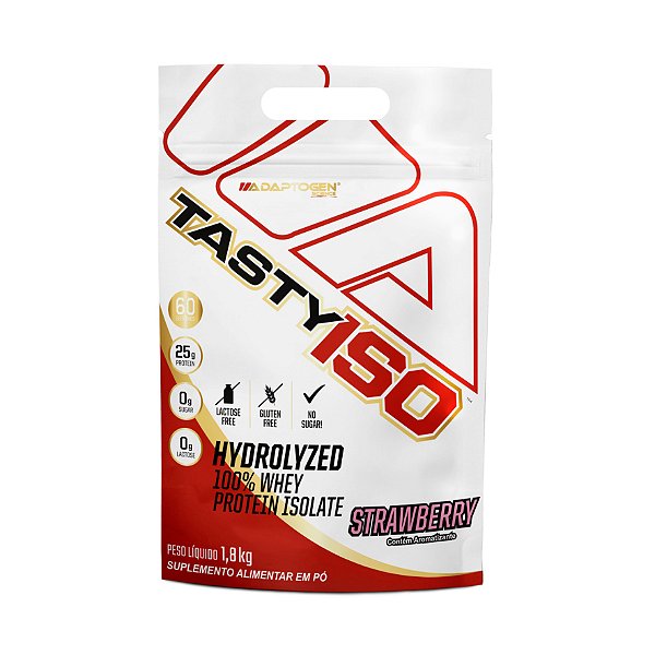 Foto de Tasty Iso Refil 1,8kg Adaptogen - Strawberry