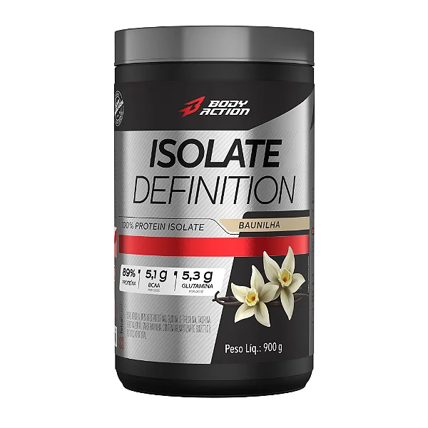 Isolate Definition Pote 900g Bodyaction - Baunilha