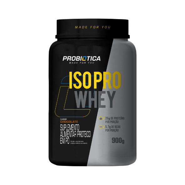 Iso Pro Whey Pote 900g Probiotica - Chocolate