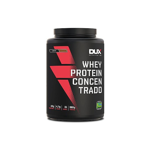 Whey Protein Concentrado 900g Dux Nutrition - Chocolate Branco