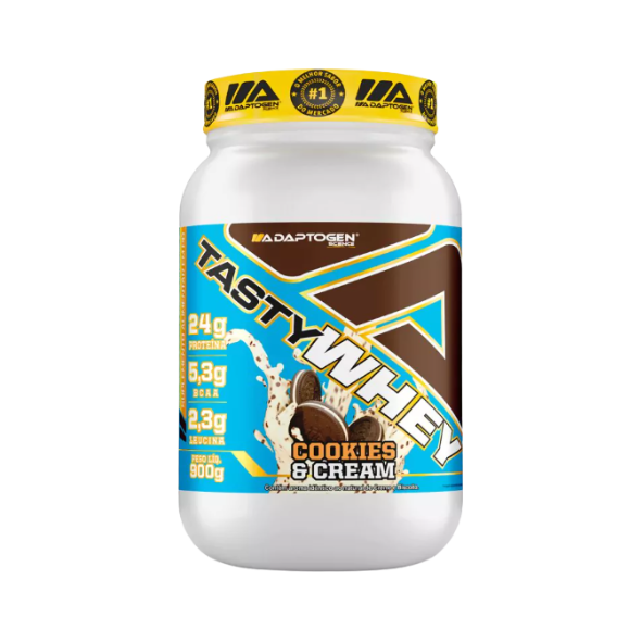 Tasty Whey 3w Pote 900g - Adaptogen - Cookies Cream