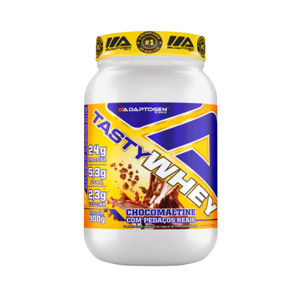 Tasty Whey 3w Pote 900g - Adaptogen - Chocomaltine