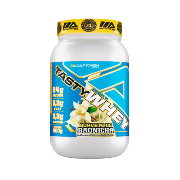 Tasty Whey 3w Pote 900g - Adaptogen - Vanilla Cream