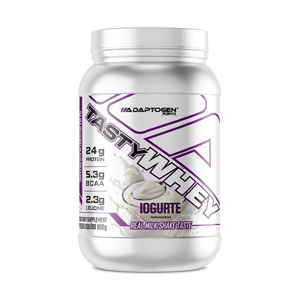 Tasty Whey 3w Pote 900g - Adaptogen - Iogurte