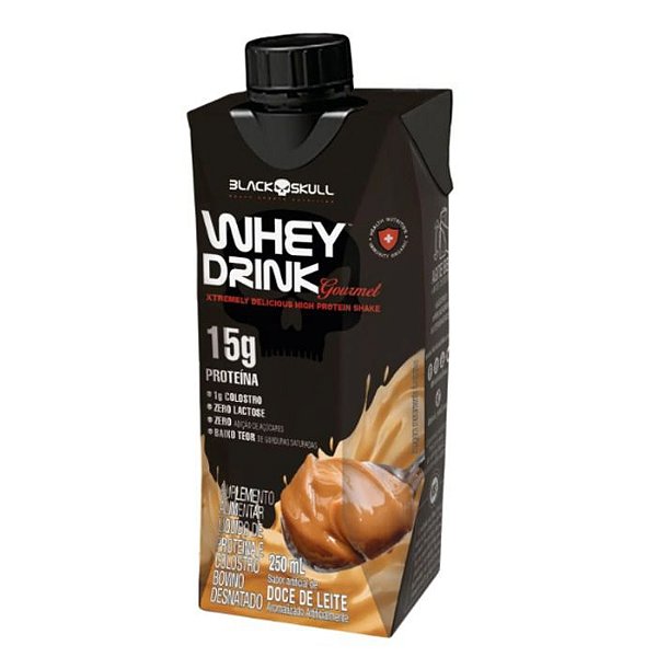 Whey Drink Goumert 250ml Black Skull - Doce De Leite - Doce De Leite