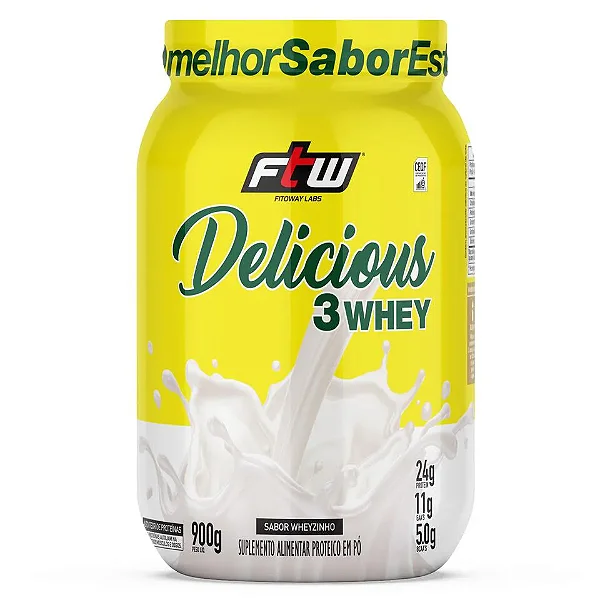 Foto de Delicious 3Whey Wheyzinho 900G Ftw