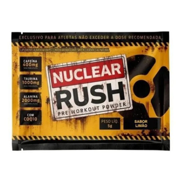 Nuclear Rush Display C/20 Sachês 5G Limão - Body Action