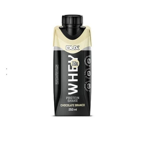 Whey Protein Shake 250ml Dux Nutrition - Chocolate Branco