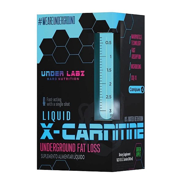 X-Carnitine 480ml Under Labz - Green Apple