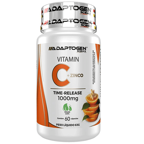 Vitamin C+Zinco 60 Capsulas Adaptogen