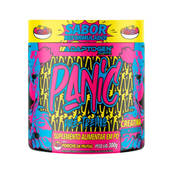 Panic Pre Workout 300g Adaptogen - Fruit Punch