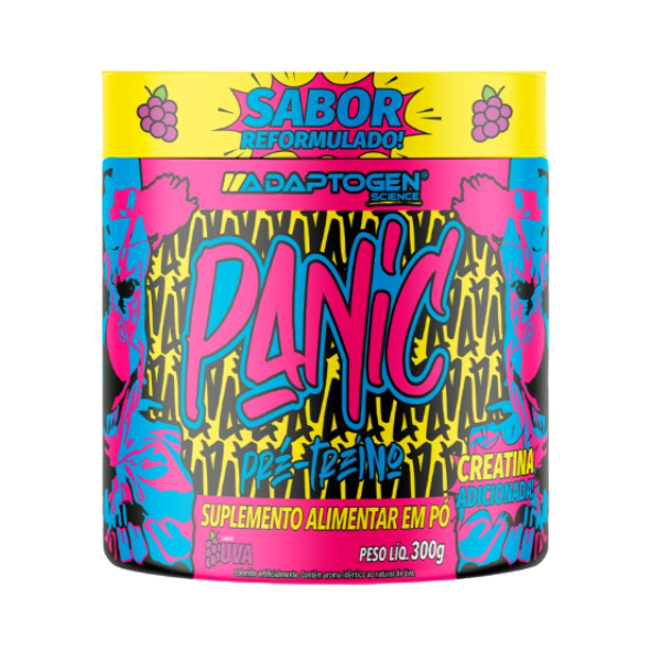 Panic Pre Workout 300g Adaptogen - Uva