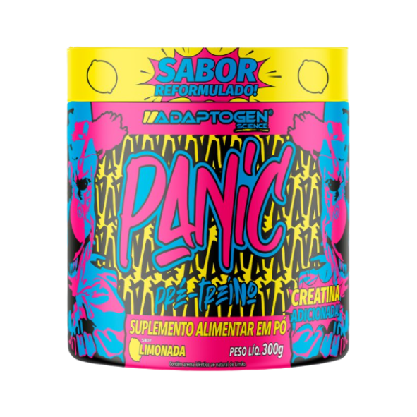 Panic Pre Workout 300g Adaptogen - Limonada