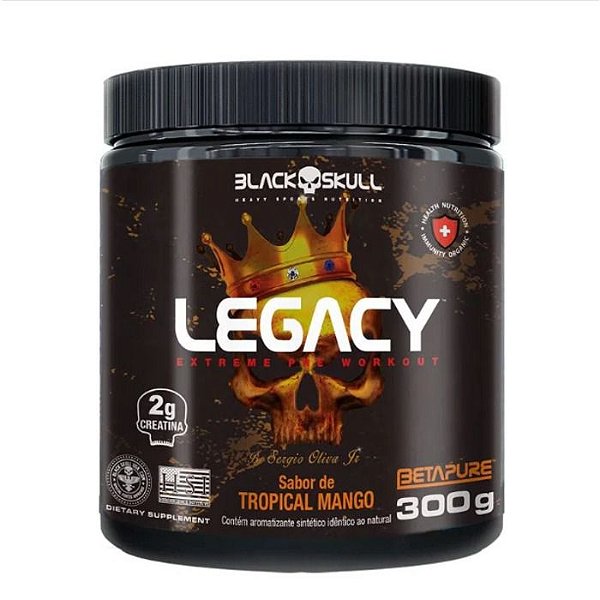 Legacy Xtreme Pre Workout Mango 300G Black Skull