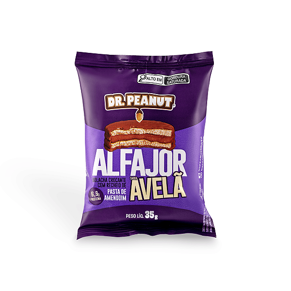 Alfajor 35g Avelã Dr Peanut