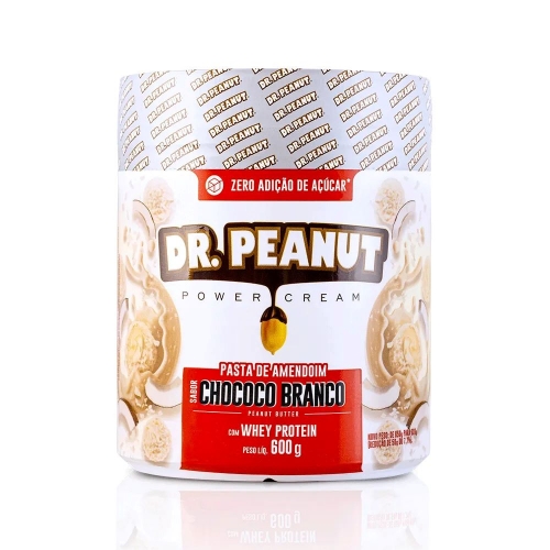 Pasta De Amendoim 600g Dr Peanut - Chococo Branco