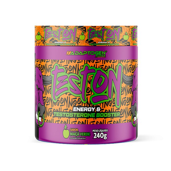 Foto de Pre Treino Test On 240g Adaptogen - Maça Verde