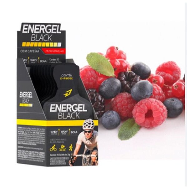 Energel Black Sache 30g Display Com 10un BodyAction - Frutas Vermelhas