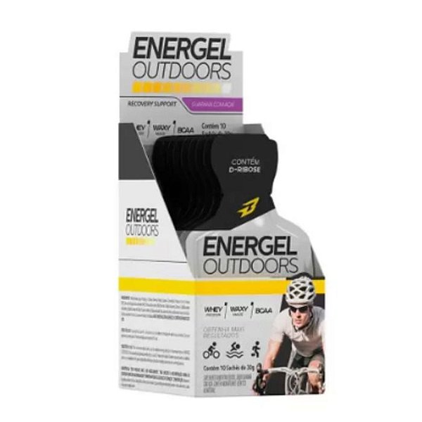 Energel Outdoors 30g Display Com 10un BodyAction - Guaraná Com Açaí