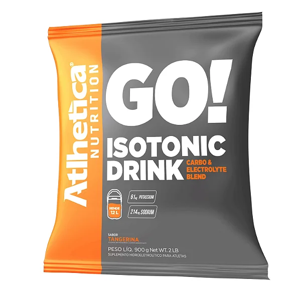 Go Isotonic Drink 900g Atlhetica Nutrition - Tangerina