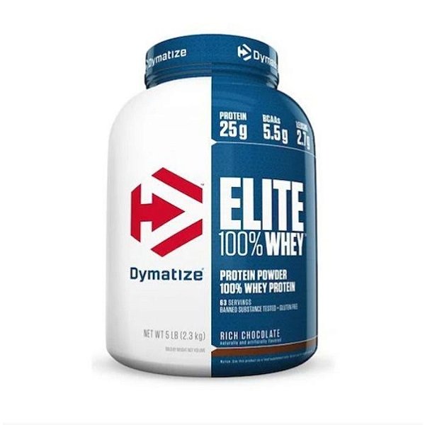 Elite Whey Rich Chocolate 5Lbs (2,3Kg) Dymatize