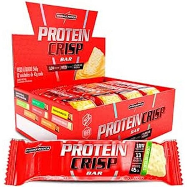 Crisp Bar 45g Display com 12un Integralmedica - Torta de Limao