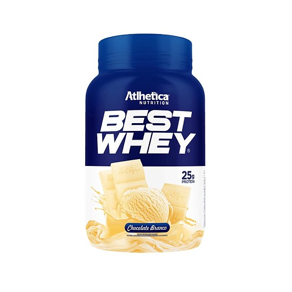 Best Whey Pote 900g Atlhetica Nutrition - Chocolate Branco