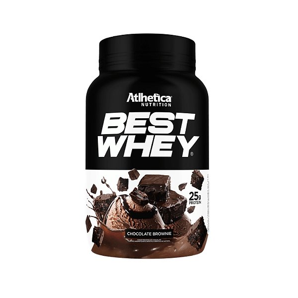 Best Whey Pote 900g Atlhetica Nutrition - Brownie Chocolate