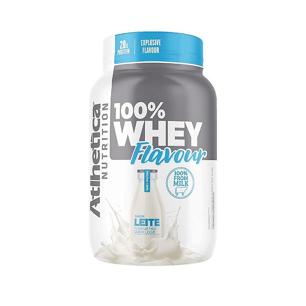 100% Whey Flavour Pote 900g Atlhetica Nutrition - Baunilha