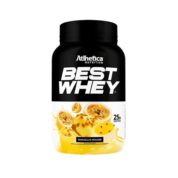 Best Whey Pote 900g Atlhetica Nutrition - Mousse Maracuja