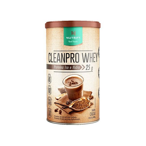 Whey CleanPro 450g Nutrify - Cacau