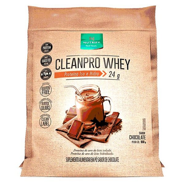 Cleanpro Whey Refil 900g Nutrify - Chocolate