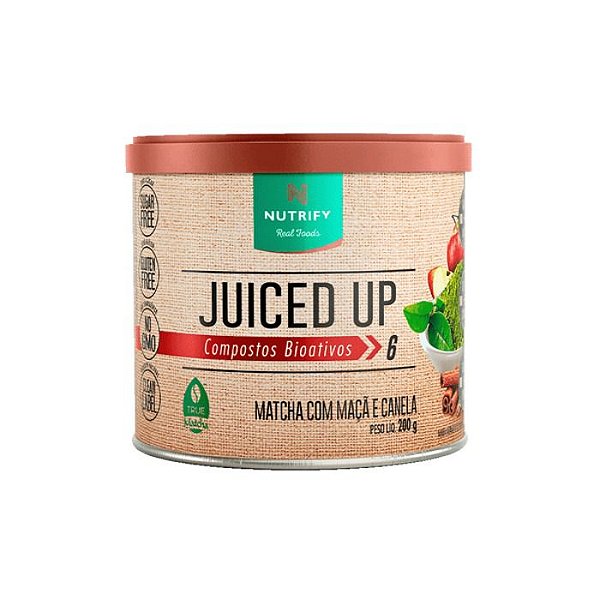 Foto de Juiced Up Matcha 200g Nutrify - Maçã e Canela
