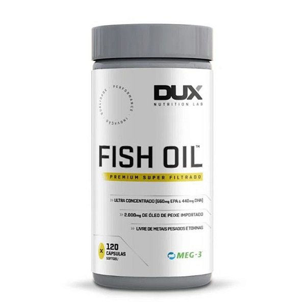 Fish Oil Ômega 3 - Dux Human Health - 120 Capsulas