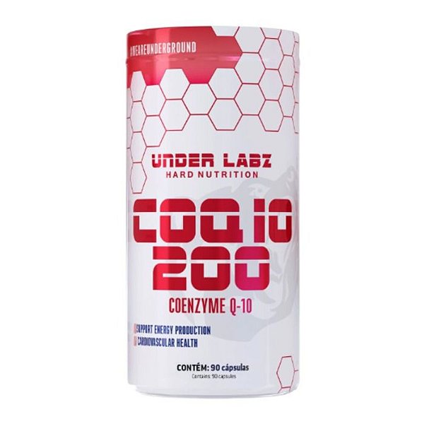COQ 10 200mg Under Labz - 90 Capsulas