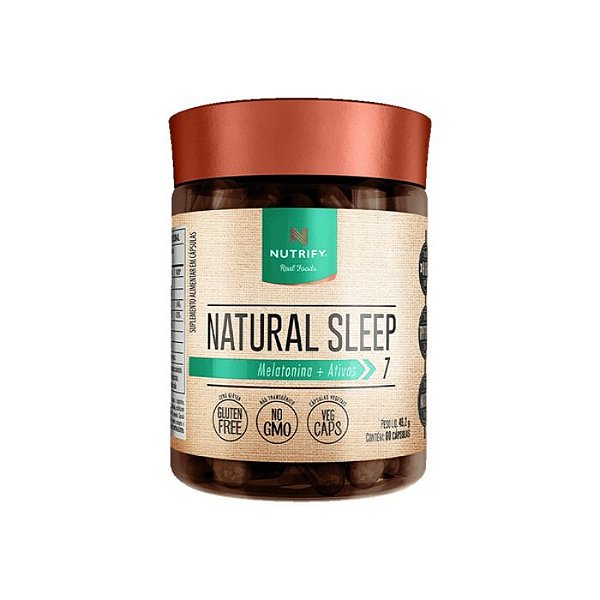 Natural Sleep 60 Capsulas Nutrify