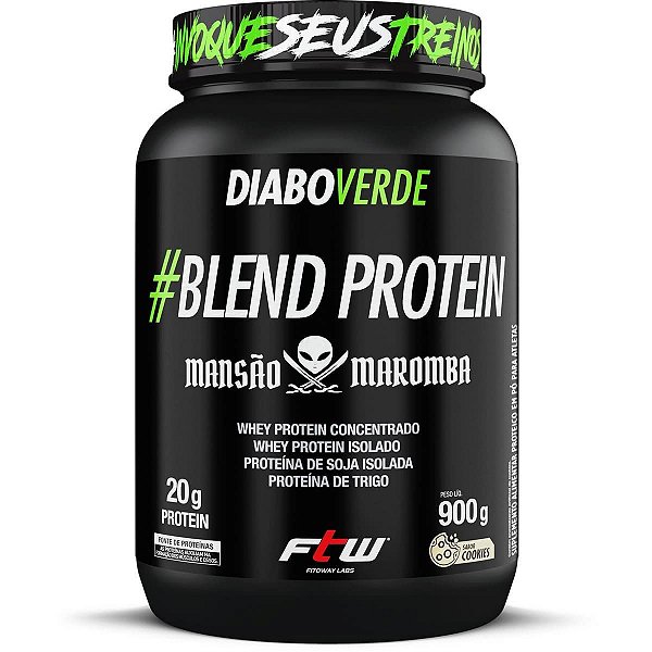 Diabo Verde #Blendprotein Cookies Mansão Maromba 900G Ftw