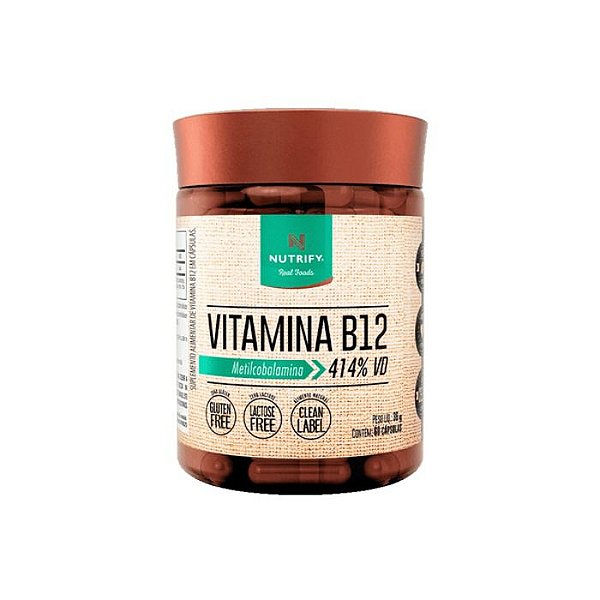 Vitamina B12 Nutrify - 60 Cápsulas