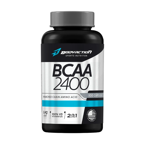 Foto de Bcaa 2400 Ultra Intense - 100 Capsulas Body Action