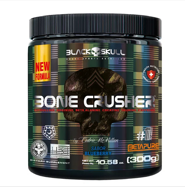 Foto de Bone Crusher 300g Black Skull - Blueberry