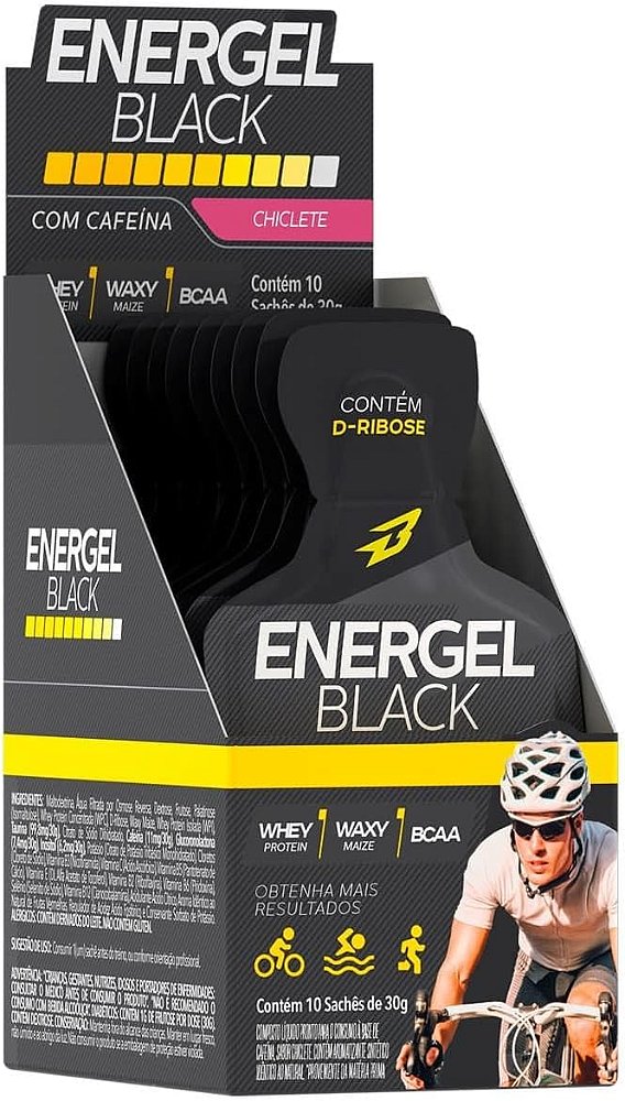 Energel Black Sache 30g Display Com 10un BodyAction - Chiclete
