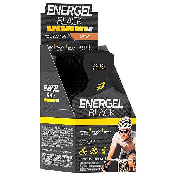 Energel Black Sache 30g Display Com 10un BodyAction - Laranja