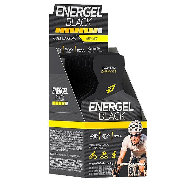 Energel Black Sache 30g Display Com 10un BodyAction - Abacaxi