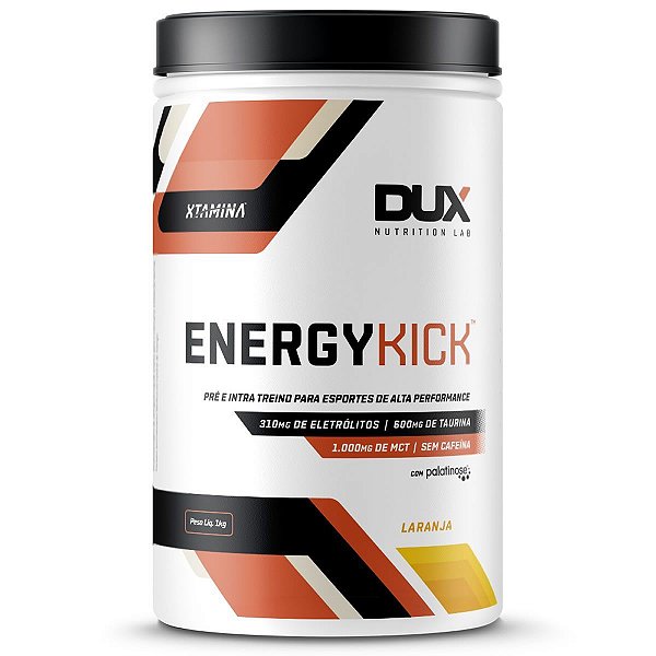 Energy Kick Pré E Intra Treino 1kg Sabores Dux Nutrition - Laranja