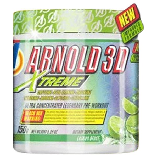 Foto de Pre Treino Arnold 3D Xtreme 150g Arnold Nutrition - Limão