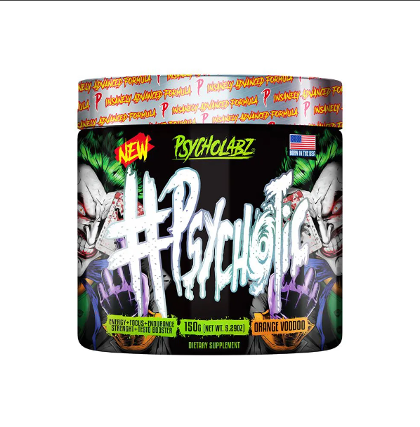 Foto de Pré Treino Psychotic Orange Psycholabz - 150g