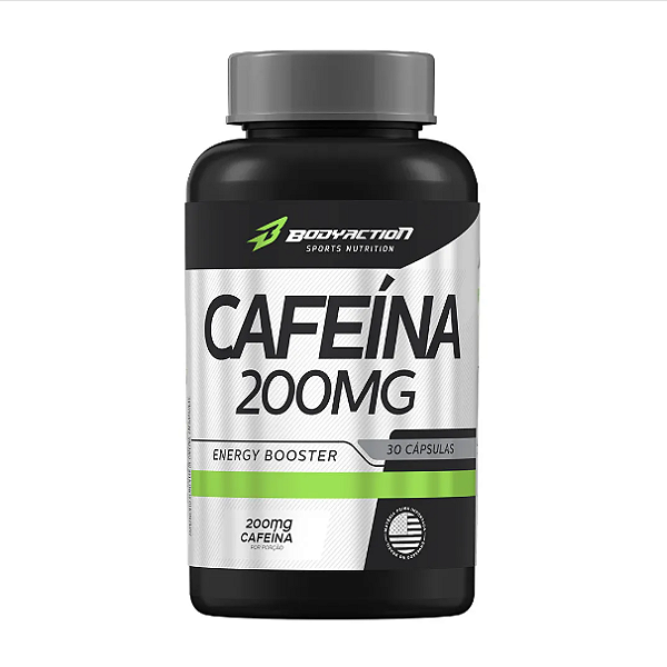 Cafeina 200mg 30 Caps BodyAction