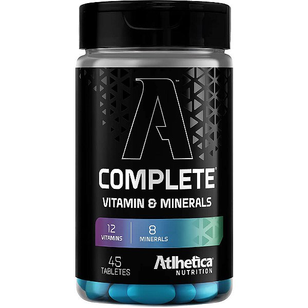 Foto de Multivitamínico Complete Vitamin & Mineral - 45 Tabletes - Athletica Nutrition