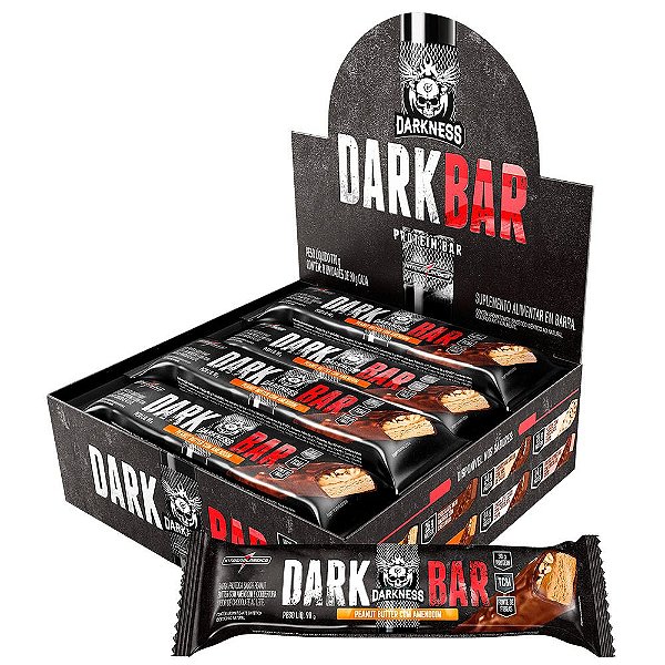 Dark Bar 90g Display Com 8un Darkness - Peanut Butter Com Amendoim
