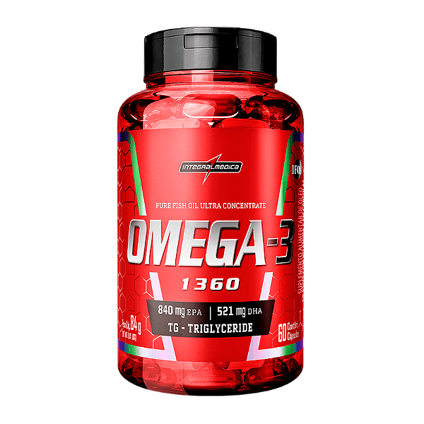 Omega 3 Tg 1360mg Ultra Concentrado Integralmedica - 120 Capsulas